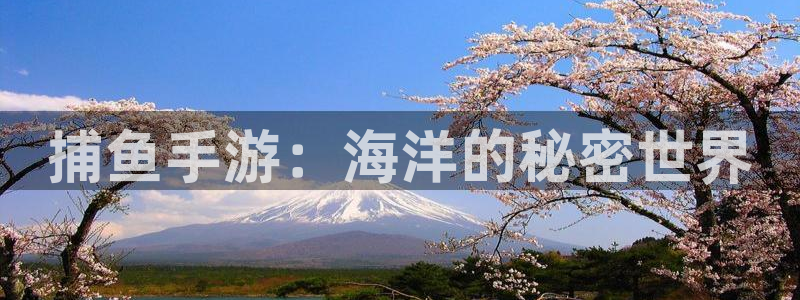 庄闲庄庄闲的切入点：捕鱼手游：海洋的秘密世界